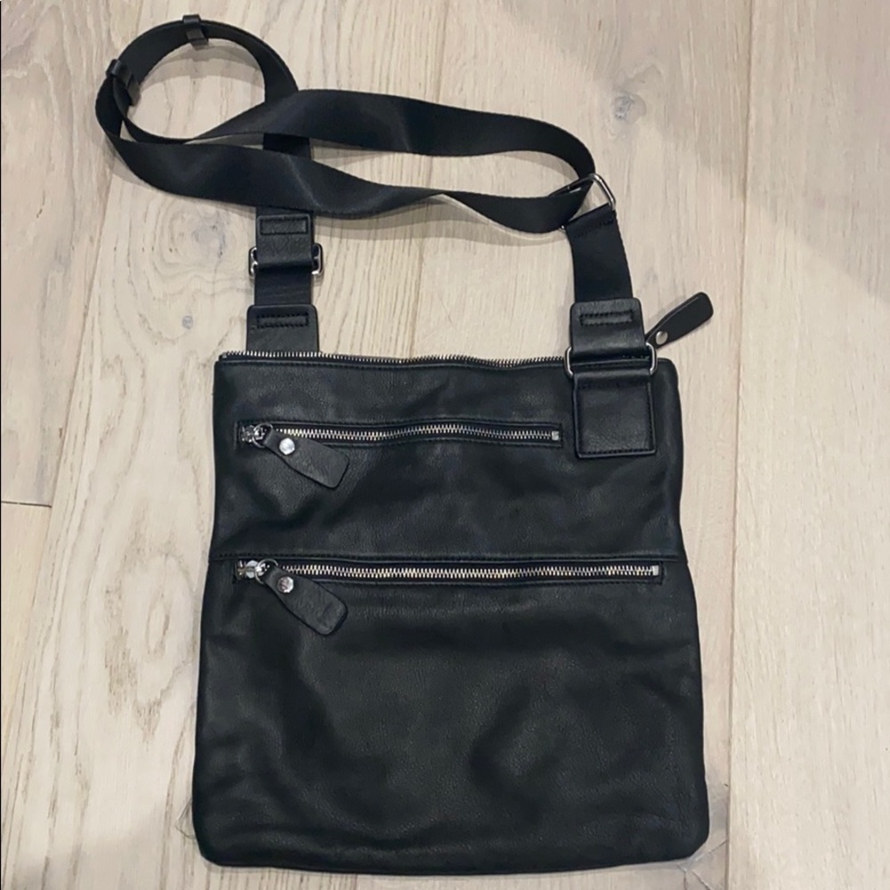 Genuine Leather crossbody - NEVER worn!